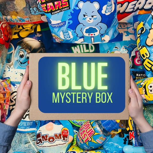 Blue Mystery Candy Box